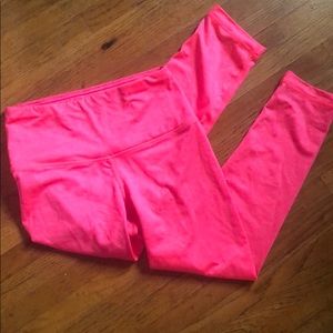 Hot pink leggings